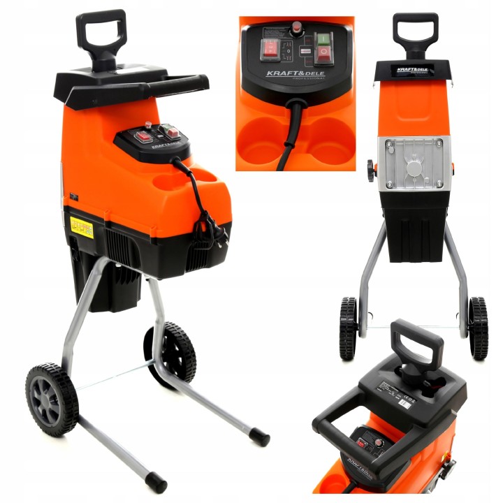 ROZDRABNIACZ DO GAŁĘZI, RĘBAK FREZOWY 2800W 44mm