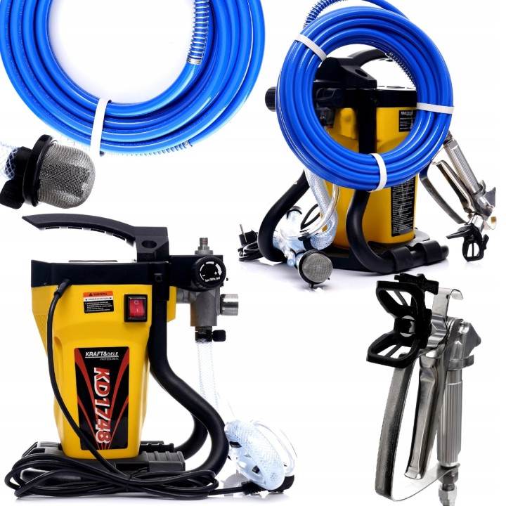 AGREGAT MALARSKI PISTOLET 206 BAR+PRZEDŁUŻKA+DYSZE