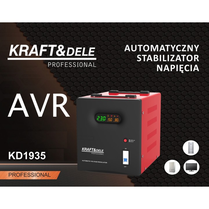 Stabilizator napięcia AVR 5000VA 230V do agregatu