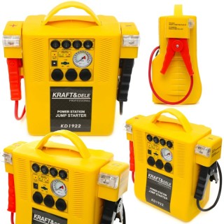 Jump starter 4W1 - urządzenie wielofunkcyjne - rozruch, kompresor, latarka KD1922