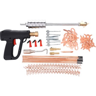 Pistolet blacharski spotter do naprawy wgnieceń samochodowych 86 el. zestaw
