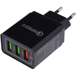 Ładowarka sieciowa QUICK CHARGE 3.0 2 x 2.1A