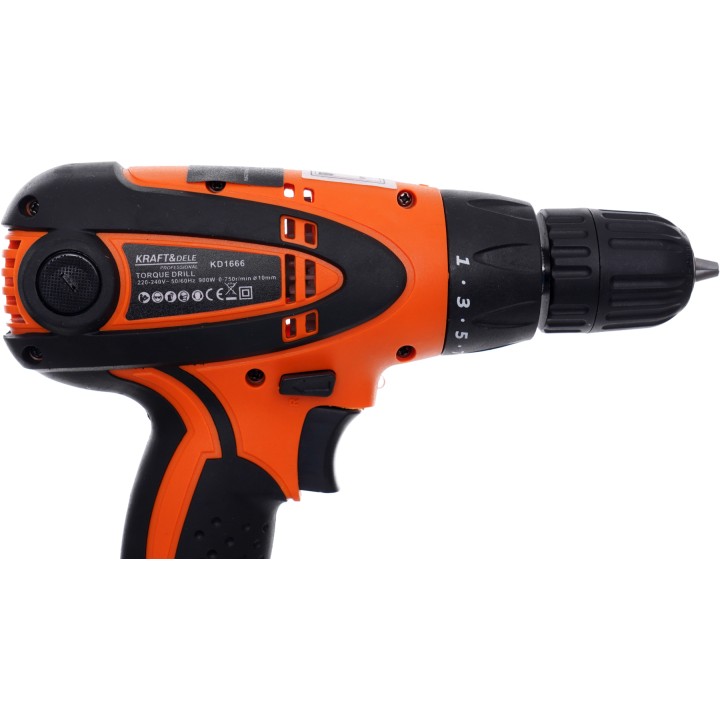 Wkrętarka sieciowa elektryczna przewodowa 900W 10mm 750rpm + Led