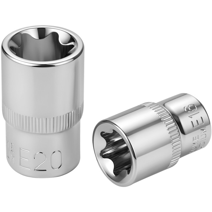 Zestaw nasadek TORX 14 el. 4-24mm wewnętrzne + walizka