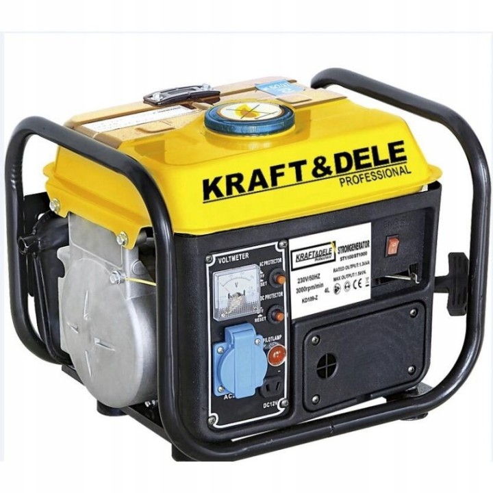 AGREGAT PRĄDOTWÓRCZY GENERATOR PRĄDU 1500W 2KM 230