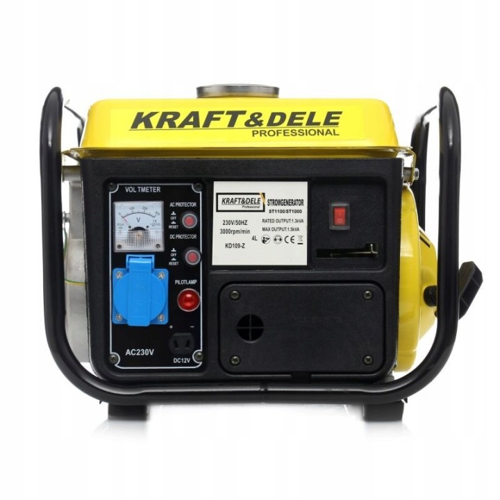 AGREGAT PRĄDOTWÓRCZY GENERATOR PRĄDU 1500W 2KM 230