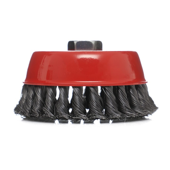 SZCZOTKA CZOŁOWA PLECIONA 4" 100mm M14