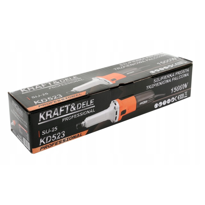 SZLIFIERKA PROSTA TRZPIENIOWA 6MM 1500W REG. OBR.