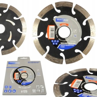 TARCZA DIAMENTOWA SEGMENTOWA 125mm BETONU KOSTKI
