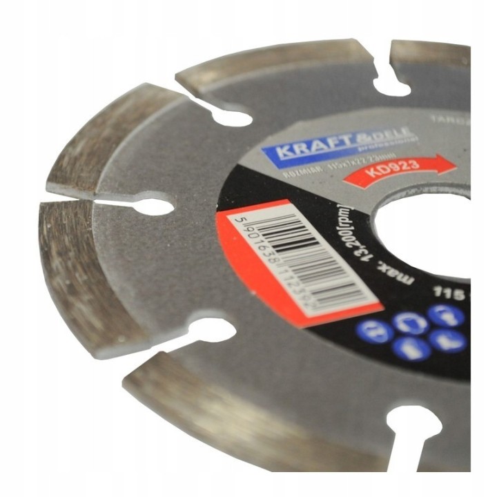 TARCZA DIAMENTOWA SEGMENTOWA DO CIĘCIA WAVE 115mm