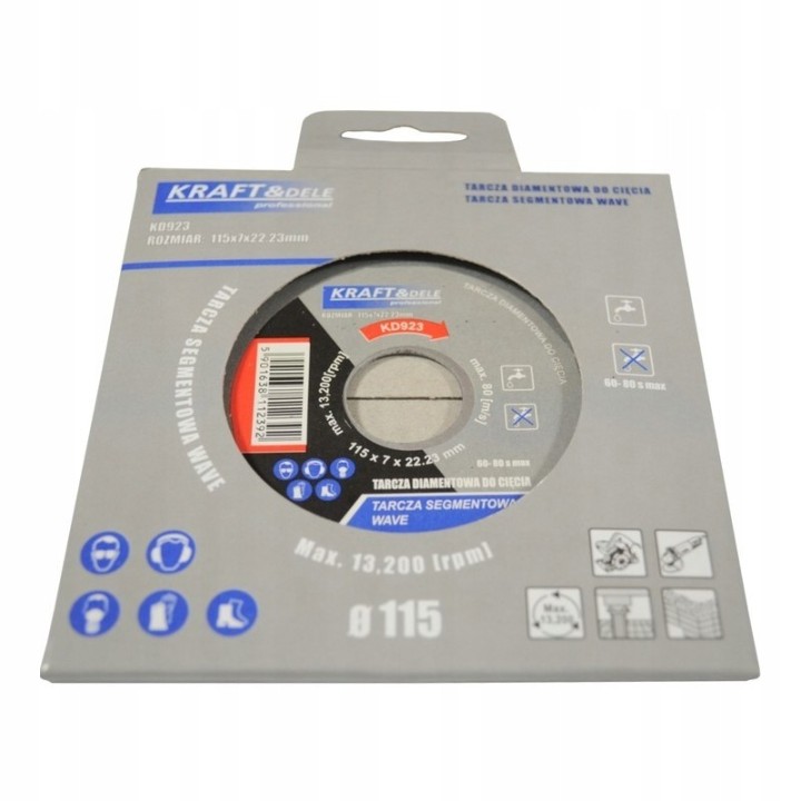 TARCZA DIAMENTOWA SEGMENTOWA DO CIĘCIA WAVE 115mm