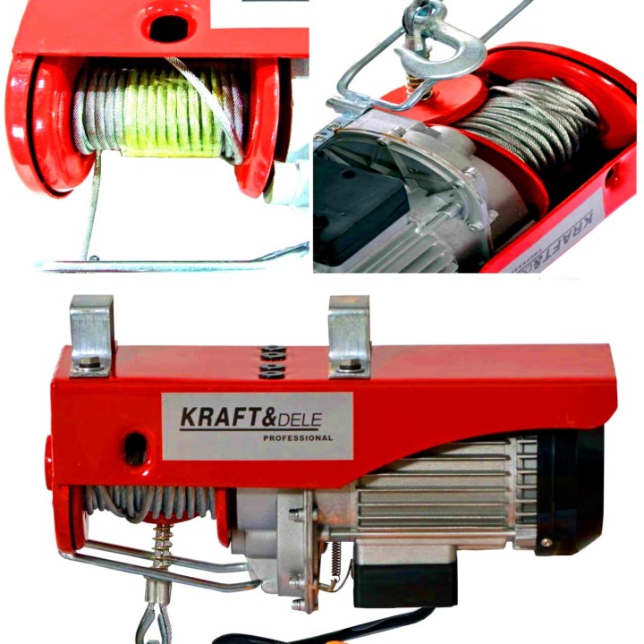 WCIĄGARKA WYCIĄGARKA 230V ELEKTRYCZNA 1000W 500KG