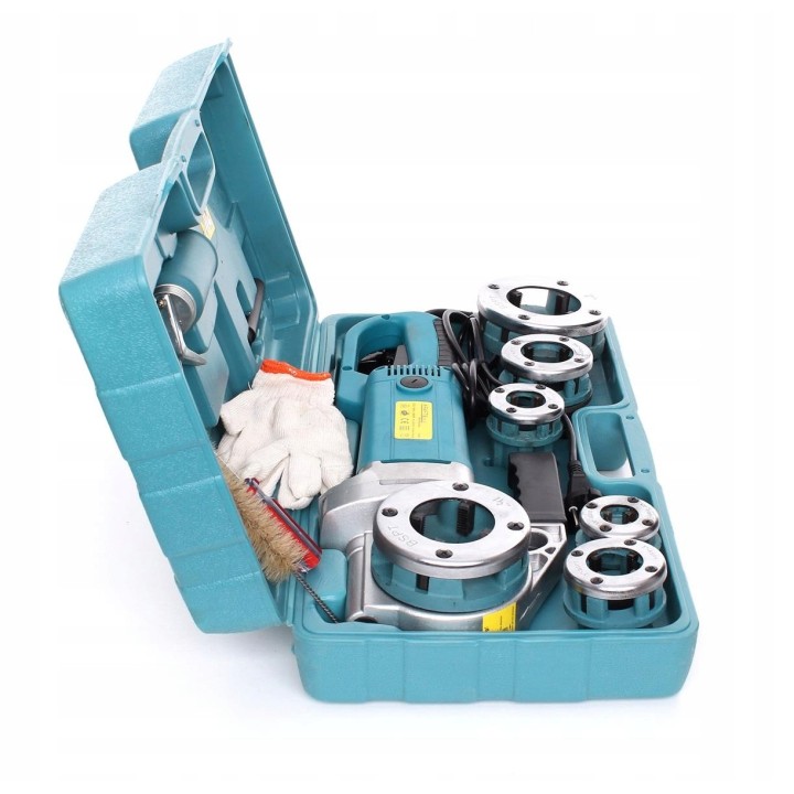 GWINTOWNICA ELEKTRYCZNA DO RUR 2300W + 6 NARZYNEK