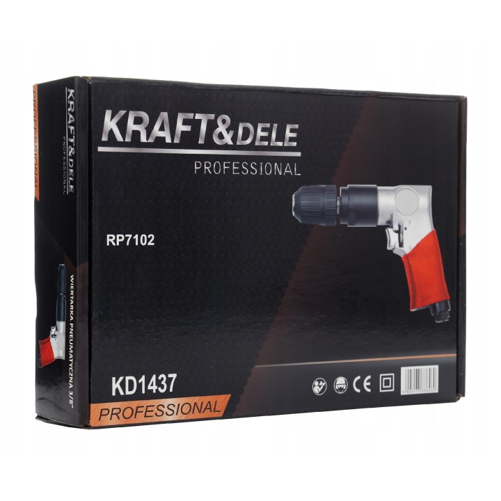 WIERTARKA PNEUMATYCZNA 3/8" (10mm) 6,3bar