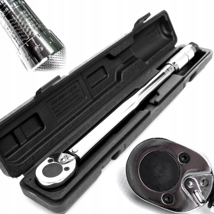 KLUCZ DYNAMOMETRYCZNY 1/2' 28-210Nm Z BLOKADĄ 20kg
