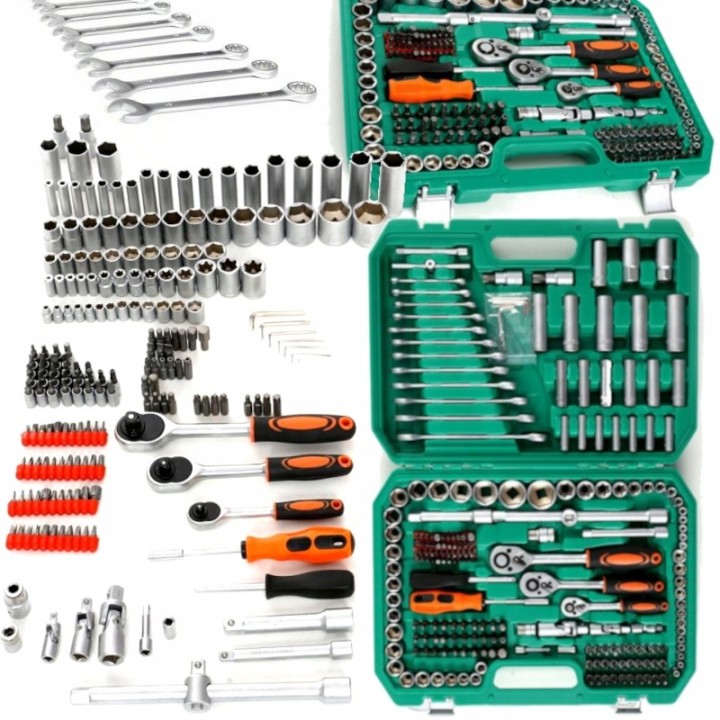 ZESTAW 216 KLUCZY KLUCZE NASADOWE TORX NARZEDZIOWY