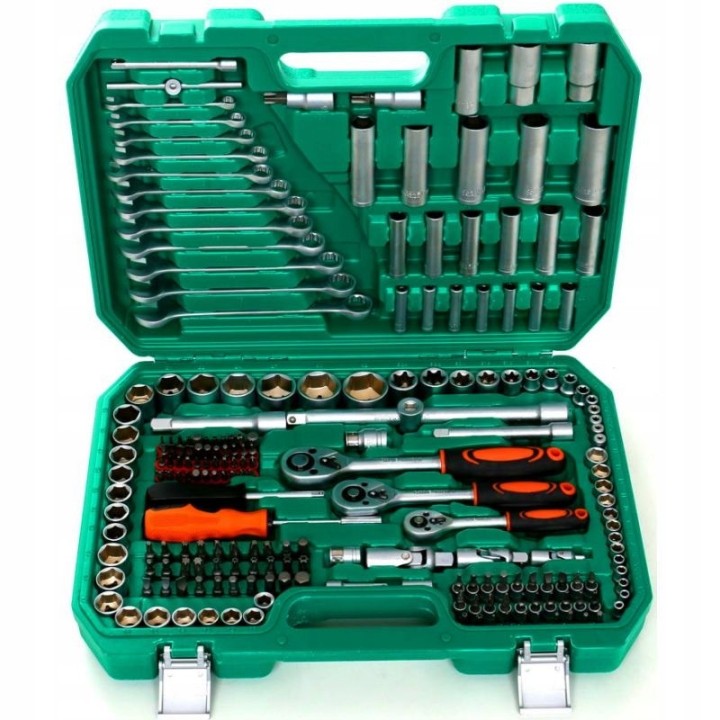 ZESTAW 216 KLUCZY KLUCZE NASADOWE TORX NARZEDZIOWY