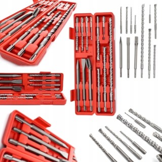 ZESTAW 9 WIERTEŁ S4 + 3 DŁUTA SDS/12EL