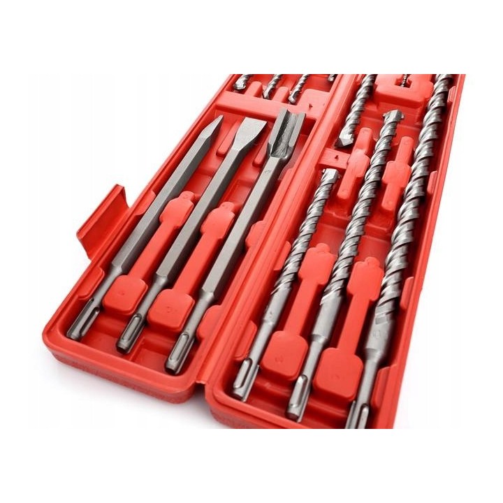 ZESTAW 9 WIERTEŁ S4 + 3 DŁUTA SDS/12EL