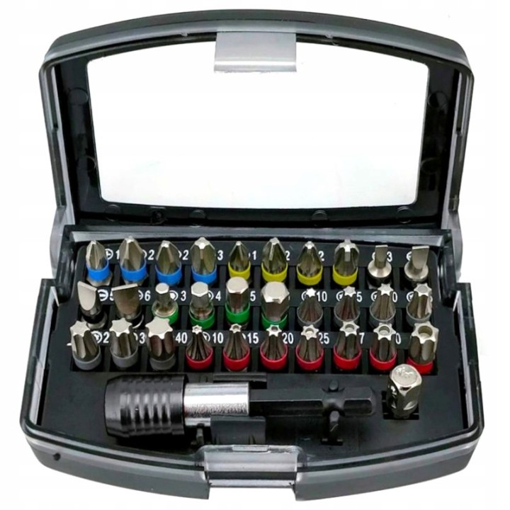 ZESTAW BITÓW KOŃCÓWEK TORX ADAPTER 32el