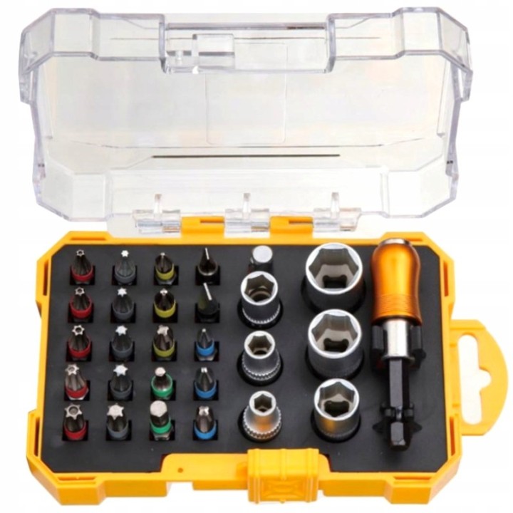 ZESTAW BITÓW NASADEK KOŃCÓWEK TORX ADAPTER 28EL
