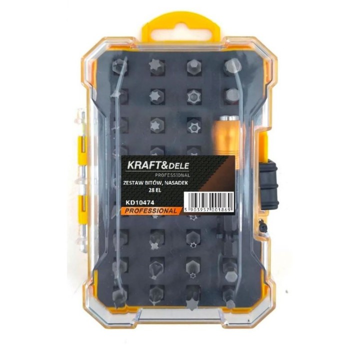 ZESTAW BITÓW NASADEK KOŃCÓWEK TORX ADAPTER 28EL