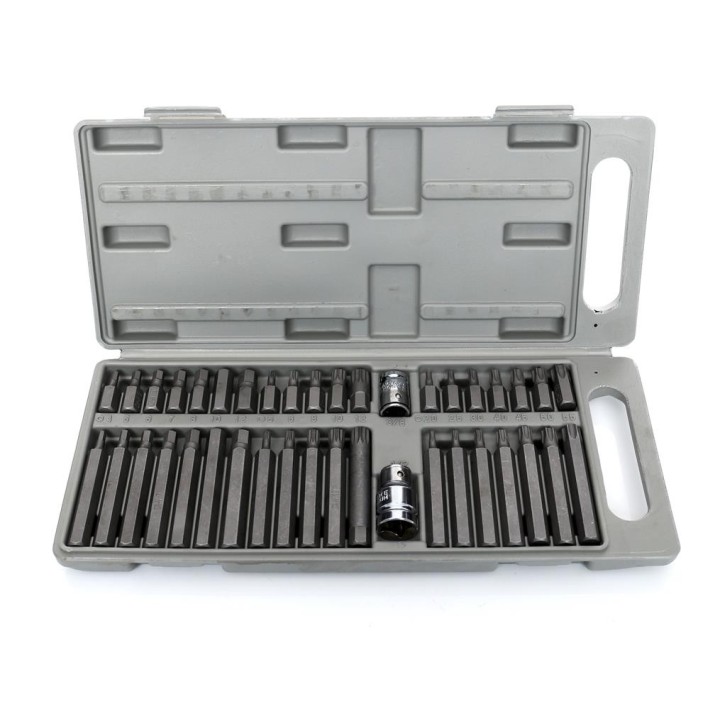ZESTAW BITÓW KOŃCÓWEK HEX, TORX, SPLINE 40 CZ
