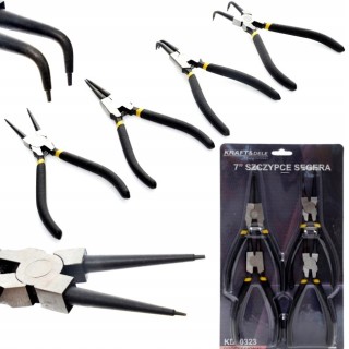 ZESTAW SZCZYPIEC SEGERA 4szt. DO PIERŚCIENI 180mm