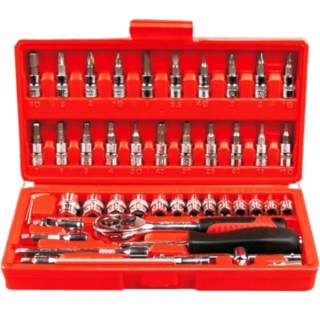 ZESTAW NASADKI BITY TORX KLUCZE GRZECHOTKA 1/4 ''
