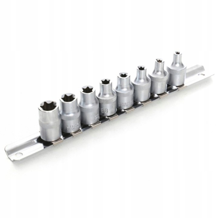 NASADKI TORX ZESTAW 8 ELEMENTÓW 3/8"