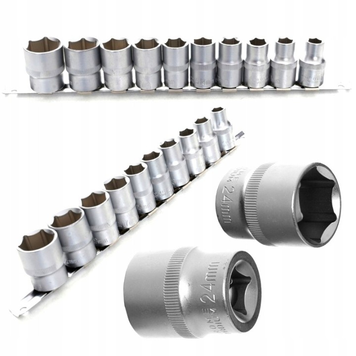 NASADKI ZESTAW 10 ELEMENTÓW 1/2"