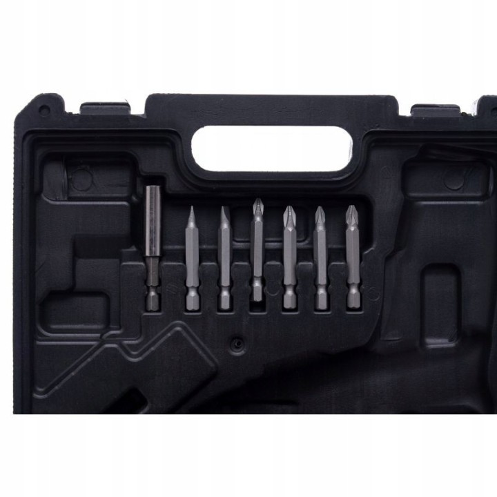 WIERTARKO WKRĘTARKA AKU 1300mAh LED+WALIZKA BITY