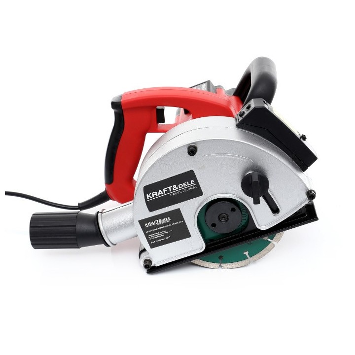 BRUZDOWNICA DO BETONU 3100W LASER WALIZKA 2 TARCZE