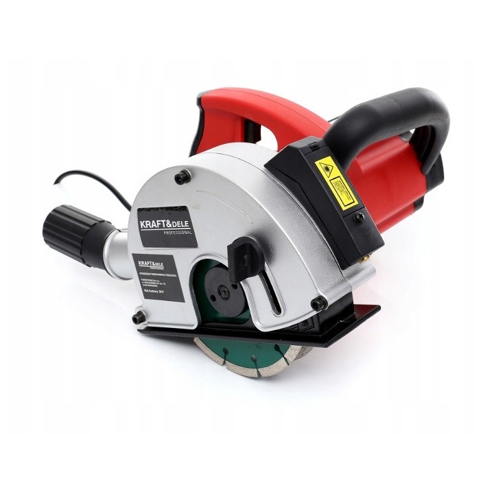 BRUZDOWNICA DO BETONU 3100W LASER WALIZKA 2 TARCZE
