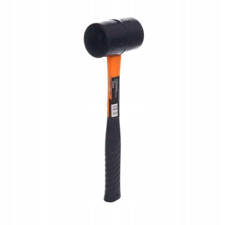 MŁOTEK GUMOWY RĄCZKA FIBERGLASS 29CM ANTYPOŚLIZGOW