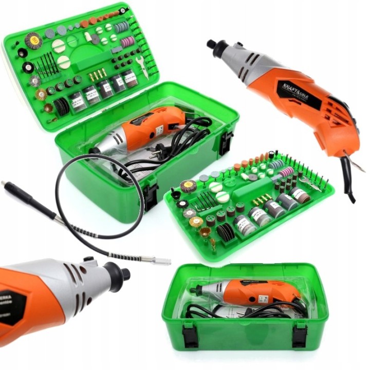 MINI/MULTI SZLIFIERKA FREZARKA+AKCESORIA 170W 218e