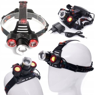 LATARKA CZOŁOWA CZOŁÓWKA LAMPKA LED AKUMULATOROWA