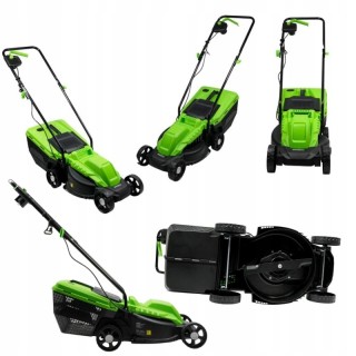 KOSIARKA ELEKTRYCZNA 2200W KOSZ 30L MOCNA