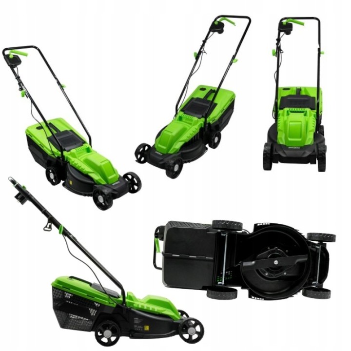 KOSIARKA ELEKTRYCZNA 2200W KOSZ 30L MOCNA