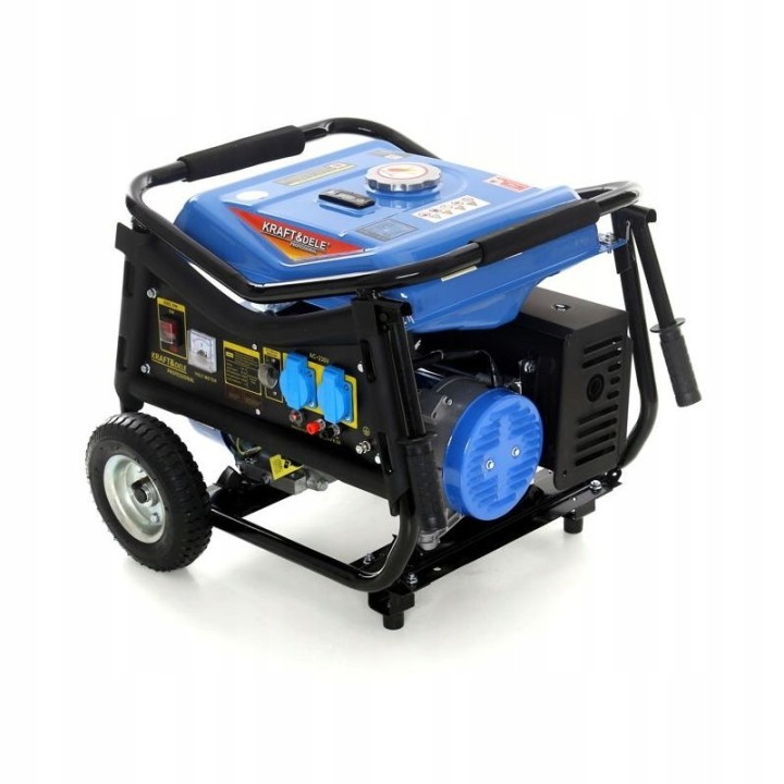 AGREGAT PRĄDOTWÓRCZY 3000W 230V 7KM GENERATOR PRĄDU JEDNOFAZOWY BENZYNOWY