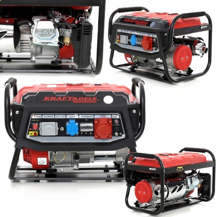 AGREGAT PRĄDOTWÓRCZY 3000W 380V 7KM GENERATOR