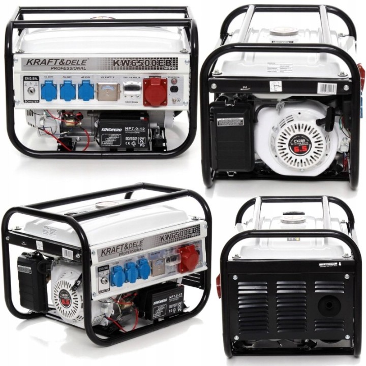 AGREGAT PRĄDOTWÓRCZY 2500W 3FAZOWY GENERATOR 6,5KM
