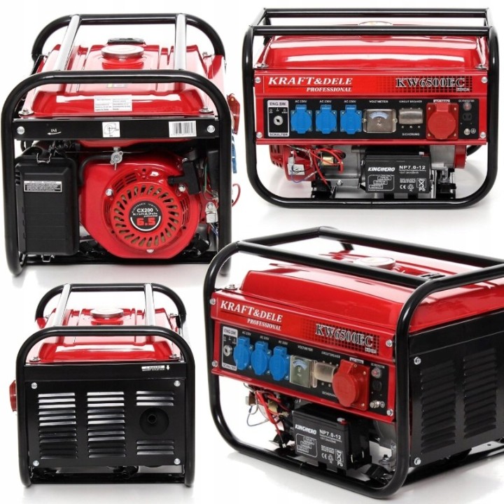 AGREGAT PRĄDOTWÓRCZY 2500W 3FAZOWY GENERATOR 6,5KM