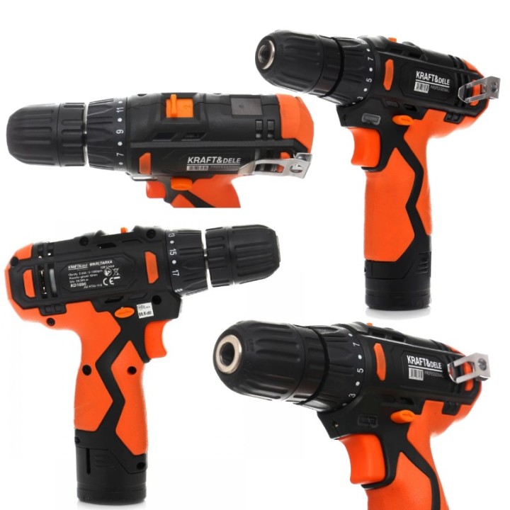 WKRĘTARKA LI-ION 12V AKUMULATOROWA LED WIERTARKA