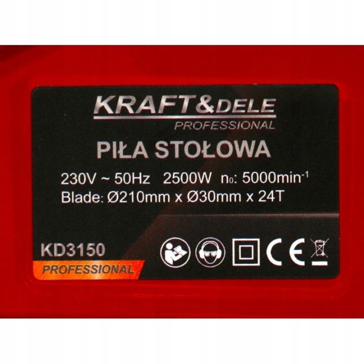 PILARKA STOŁOWA TARCZOWA 2500W PIŁA DO DREWNA