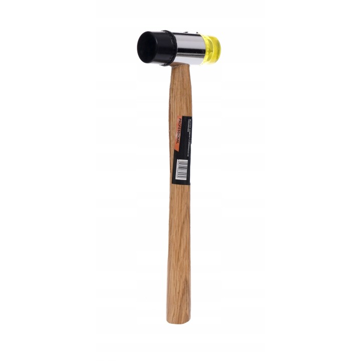 MŁOTEK BLACHARSKI GUMOWO - PLASTIKOWY 30mm DREWNO