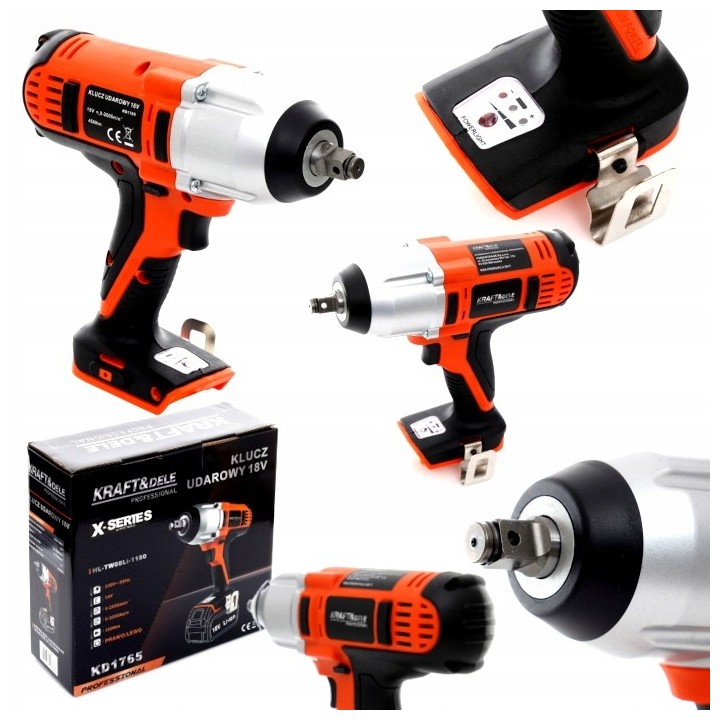 KLUCZ UDAROWY X-SERIES AKUMULATOROWY 18V