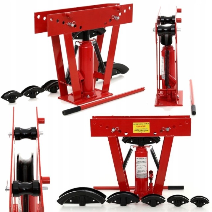GIĘTARKA HYDRAULICZNA DO RUR 12T 6 PROFILI 90'