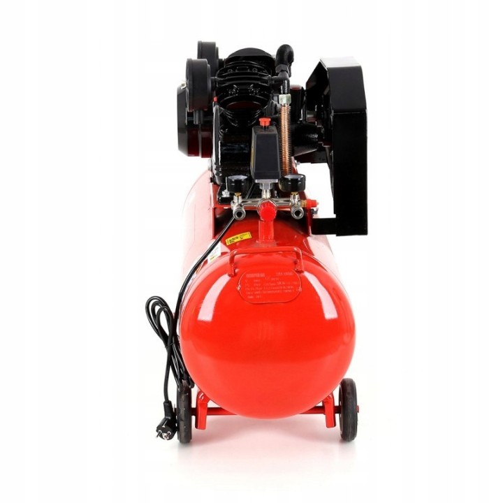 KOMPRESOR OLEJOWY 100L 2 TŁOKI 8BAR 230V SPRĘŻARKA