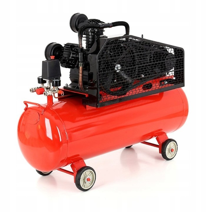 KOMPRESOR OLEJOWY 100L 3 TŁOKI 8BAR 400V SPRĘŻARKA